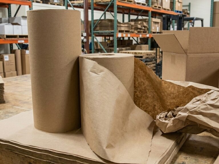 Se a sua empresa trabalha com envio de produtos, transporte interno ou armazenamento, existe uma pergunta inevitável: como reduzir custos de embalagem sem comprometer a proteção dos produtos? É nesse ponto que o papel semikraft começa a ganhar destaque. Muitas empresas utilizam Papel Kraft puro em todas as aplicações sem avaliar se realmente precisam desse nível de resistência. Isso gera um gasto desnecessário com materiais de embalagem que poderiam ser substituídos por alternativas mais econômicas. Neste artigo, você vai entender quando o papel semikraft é a escolha certa, como identificar um semikraft de qualidade e quando ainda vale investir em papéis mais resistentes. Continue lendo para descobrir como reduzir custos sem perder eficiência no processo de embalagem. O que é papel semikraft e por que ele é mais econômico O papel semikraft é um papel produzido a partir de fibras recicladas de celulose, muitas vezes provenientes de aparas de papéis kraft ou caixas de papelão recicladas. Por ser reciclado, seu custo de produção é menor. Essa característica faz com que ele seja uma alternativa muito mais econômica para várias aplicações de embalagem, principalmente quando não é necessária uma resistência elevada. Na prática, muitas empresas conseguem reduzir significativamente seus custos operacionais substituindo o Papel Kraft puro por semikraft em aplicações específicas. Quando usar papel semikraft em vez de Papel Kraft Nem todo produto exige uma embalagem extremamente resistente. Muitas operações utilizam papéis mais robustos apenas por hábito, sem analisar a real necessidade. O papel semikraft funciona muito bem em situações como proteção de peças leves, enchimento de caixas, intercalamento de produtos ou forração de superfícies. Nesses casos, o objetivo não é suportar grandes cargas, mas apenas evitar riscos, impactos leves ou movimentação dentro da embalagem. Nem todo semikraft é igual: como identificar um produto de qualidade Um erro comum é pensar que todo semikraft possui a mesma qualidade. Na prática, existe uma diferença enorme entre um papel reciclado bem produzido e outro fabricado com aparas de baixa qualidade. Um bom papel semikraft precisa ser fabricado com aparas de kraft de boa procedência. Isso garante resistência ao rasgo e maior durabilidade durante o manuseio. Quando o fabricante utiliza materiais de segunda linha, o papel pode apresentar furos, rasgos e fragilidade excessiva, comprometendo totalmente sua função. Por que gramatura muito alta pode ser um problema Muitos compradores acreditam que um papel mais grosso significa automaticamente um papel melhor. No caso do semikraft, isso nem sempre é verdade. Um papel semikraft muito encorpado dificulta o manuseio durante a embalagem. Além disso, reduz o rendimento por quilo, pois a bobina terá menos metros disponíveis. Isso significa que, apesar de parecer mais resistente, ele pode aumentar o custo operacional e tornar o processo menos eficiente. A importância de um papel limpo e sem resíduos Outro fator crítico na qualidade do semikraft é a ausência de resíduos de reciclagem. Papéis produzidos em máquinas mal calibradas podem conter pequenas partículas de areia ou impurezas provenientes do processo de reciclagem. Esses resíduos podem arranhar superfícies delicadas ou danificar produtos durante o transporte. Por isso, um bom papel precisa ser limpo e livre de impurezas. Por que a umidade influencia diretamente na resistência do papel Durante a fabricação do papel, é essencial que o processo de secagem seja bem executado. Quando o papel não passa por uma secagem adequada, ele pode apresentar umidade residual. Isso compromete a resistência e facilita os rasgos durante o uso. Um papel semikraft bem produzido deve sair da máquina completamente seco. Isso garante maior resistência e melhor desempenho na embalagem. Papel Ecokraft: o semikraft superior da São Paulo Distribuidora Na São Paulo Distribuidora, o semikraft de melhor qualidade é chamado de Papel Ecokraft. Esse papel é produzido com aparas de kraft de boa procedência, sem impurezas e com controle rigoroso de qualidade. O resultado é um papel reciclado mais limpo, resistente e eficiente. Além disso, o Papel Ecokraft apresenta excelente rendimento, permitindo que as empresas utilizem mais metros de papel por quilo comprado. Apesar das vantagens do semikraft da São Paulo Distribuidora, existem situações em que o Papel Kraft puro ainda é a melhor escolha. Produtos pesados, com quinas ou que exigem alta resistência mecânica podem precisar da estrutura mais robusta do kraft virgem. Isso ocorre porque as fibras do kraft puro são mais longas e resistentes, garantindo maior resistência ao rasgo e ao estouro. Aplicações comuns do papel semikraft no mercado O papel semikraft é amplamente utilizado em diversos setores industriais e comerciais. Ele pode ser aplicado em proteção de produtos leves, embalagem de caixas pequenas, preenchimento de caixas para e-commerce, separação de peças durante transporte e forração de superfícies. É muito utilizado como papel para embalagem em operações logísticas que exigem economia sem abrir mão da proteção básica. Uma aplicação específica: proteção contra umidade com Papel kraft betumado Em algumas situações específicas, como transporte de peças metálicas ou equipamentos expostos à umidade, pode ser necessário utilizar materiais especiais. Dois exemplos são o Papel Parafinado e o Papel kraft betumado, que possuem tratamento impermeável e proteção adicional contra umidade. Esse tipo de papel não substitui o semikraft nas aplicações comuns, mas pode ser uma solução complementar quando a proteção contra umidade é essencial. Como reduzir custos de embalagem de forma inteligente A melhor estratégia para reduzir custos não é simplesmente escolher o material mais barato. O segredo está em utilizar o material correto para cada tipo de aplicação. Ao combinar papel semikraft, Papel Kraft e outros tipos de Papel para embalagem, sua empresa consegue equilibrar custo e proteção de forma muito mais eficiente. Economia inteligente começa com a escolha certa do papel O papel semikraft pode ser uma excelente solução para empresas que desejam reduzir custos de embalagem sem comprometer a proteção dos produtos. No entanto, para que essa estratégia funcione, é essencial escolher um semikraft de qualidade, limpo, resistente e com bom rendimento. O Papel Ecokraft da São Paulo Distribuidora atende exatamente esses critérios, oferecendo uma alternativa econômica ao kraft puro. E quando sua operação exigir resistência elevada, o Papel Kraft, também fornecido pela São Paulo Distribuidora, continua sendo a melhor solução. Se você quer reduzir custos de embalagem sem comprometer a qualidade, a São Paulo Distribuidora pode ajudar. Aqui você encontra diversas soluções em Papel para embalagem com excelente custo-benefício. Acesse nosso site e descubra a melhor opção para sua empresa