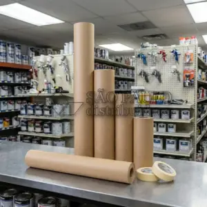 Papel para mascaramento automotivo